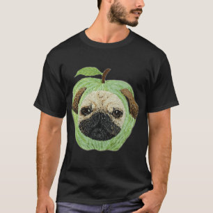 Camiseta Pug Cabeça de Maçã