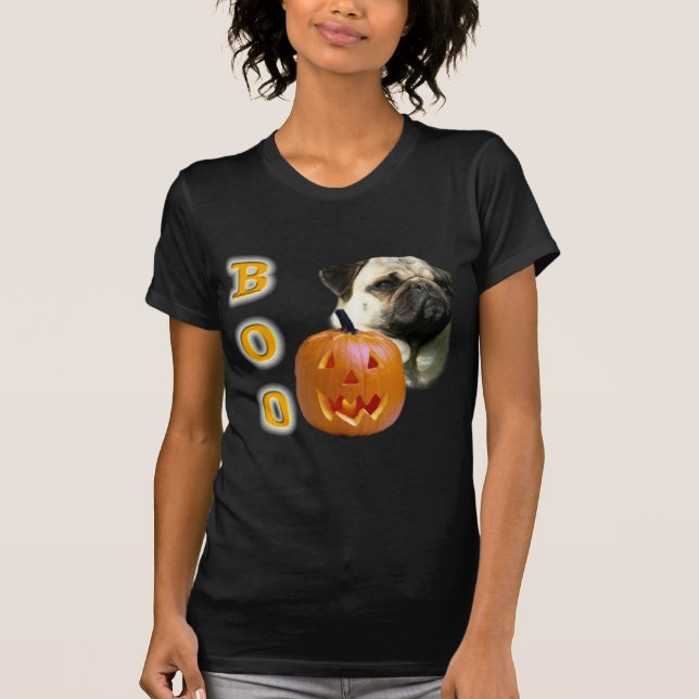 Camiseta Pug (camisa) Boo (Frente)