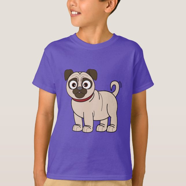 Camiseta Pug Cartoon (Frente)