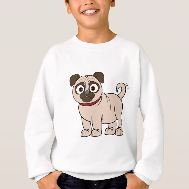 Camiseta Pug Cartoon (Frente)