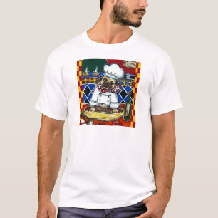 Camiseta Pug Chef de Pizza