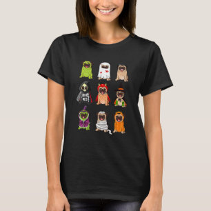 Camiseta Pug Collection Happy Pug O Ween Halloween Spooky
