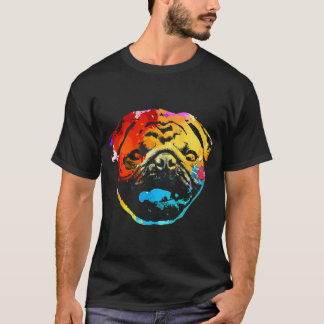CAMISETA PUG COLORIDO LINDO