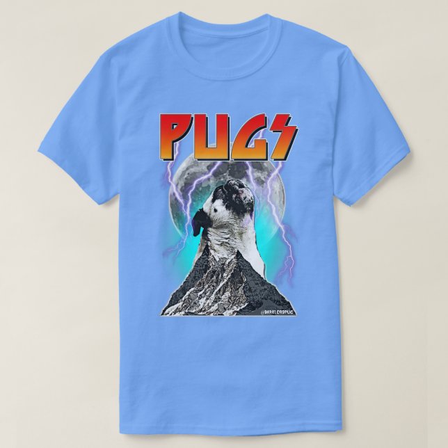 Camiseta Pug da Besta (Frente do Design)