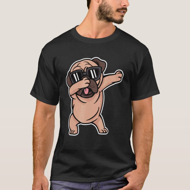 Camiseta Pug Dabbing (Frente)
