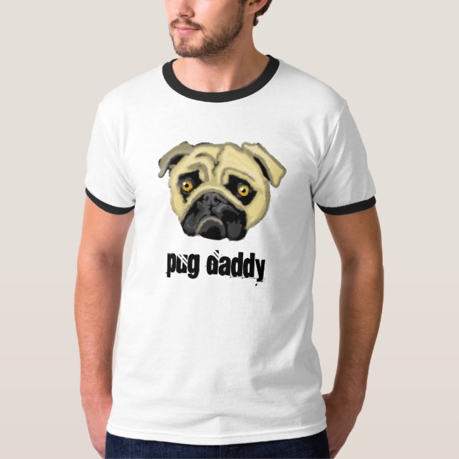 Camiseta Pug Daddy (Frente)