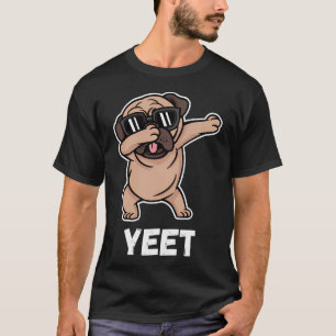 Camiseta Pug de banho