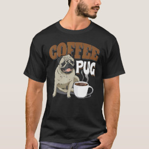 Camiseta Pug de Café