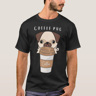 Camiseta Pug de Café