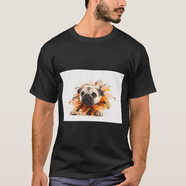 Camiseta Pug de Halloween (Frente)