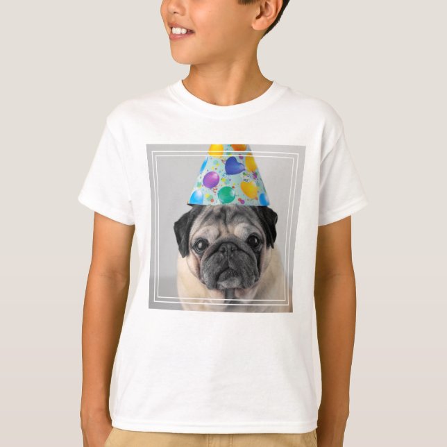 Camiseta Pug de Partido (Frente)
