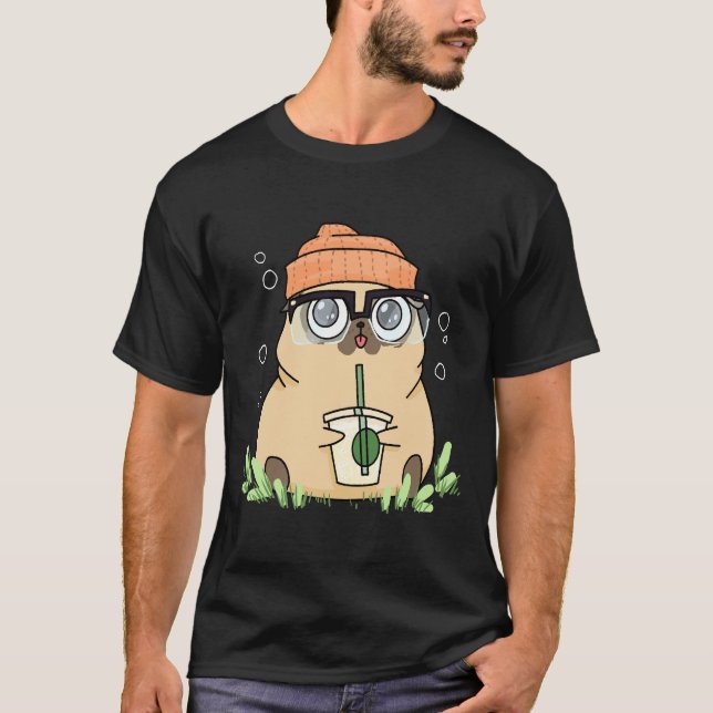 Camiseta Pug de Pelúcia 476 (Frente)