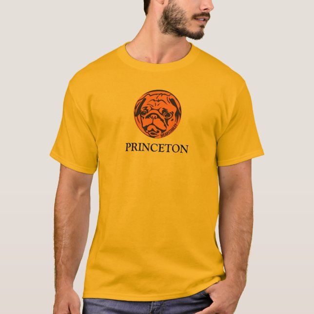 Camiseta Pug de Princeton (Frente)