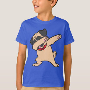 Camiseta Pug de toque ligeiro