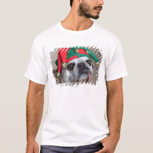 Camiseta Pug de vista engraçado com a língua que pendura