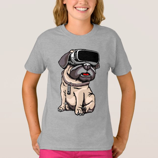 Camiseta Pug de VR (Frente)