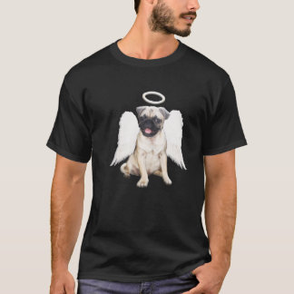 Camiseta pug do anjo