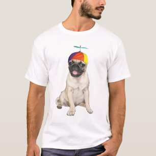 Camiseta Pug do Beanie