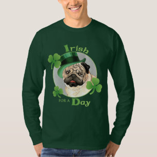 Camiseta Pug do dia de St Patrick