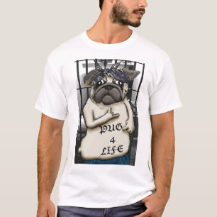 Camiseta Pug do vândalo