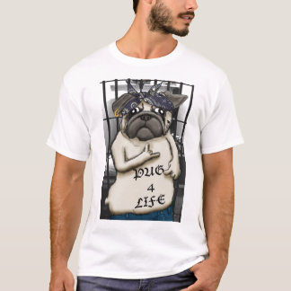 Camiseta Pug do vândalo