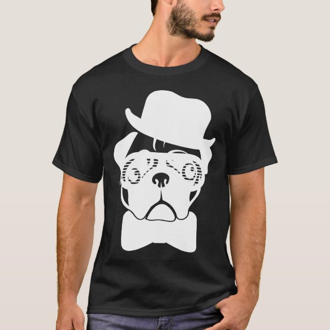 Camiseta Pug Dog Clássico 268 (Frente)