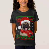 Pug Dog Febre Suor Natal Puppy Cão Lover