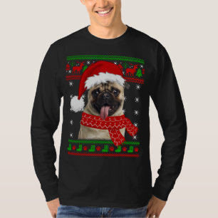 Camiseta Pug Dog Febre Suor Natal Puppy Cão Lover
