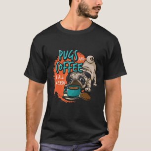 Camiseta Pug Dog Head