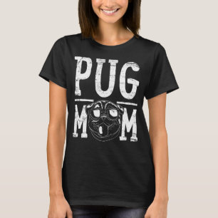 Camiseta Pug Dog Mãe