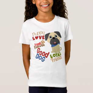 Camiseta Pug Dog Melhor Amigo