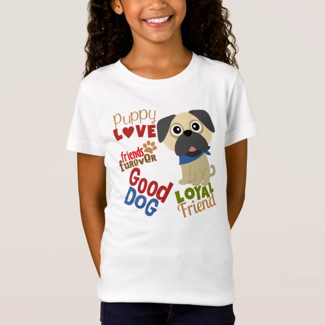 Camiseta Pug Dog Melhor Amigo (Frente)