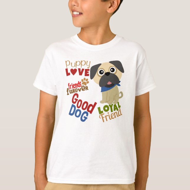 Camiseta Pug Dog Melhor Amigo (Frente)