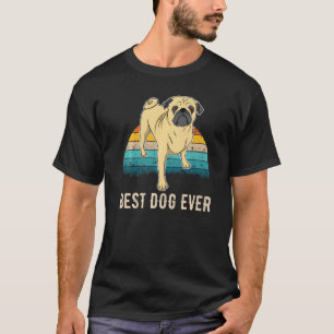 Camiseta Pug Dog Sunset 12