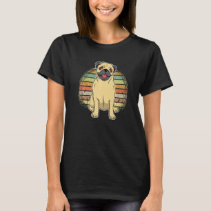 Camiseta Pug Dog Sunset 39