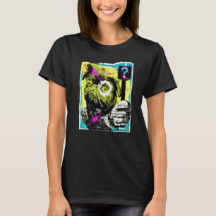 Camiseta Pug Dog Tee Cute Pug Pop Art Graphic