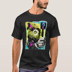Camiseta Pug Dog Tee Cute Pug Pop Art Graphic