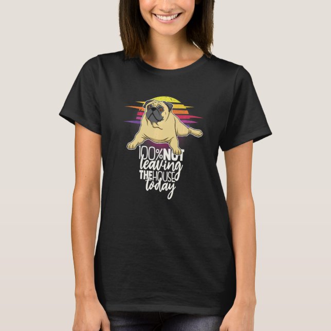 Camiseta Pug Dog Vintage 36 (Frente)