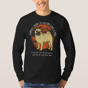 Camiseta Pug Dog Vintage 63