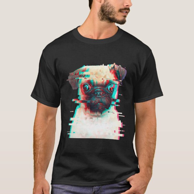 Camiseta PUG DOIDO Clássico 841 (Frente)