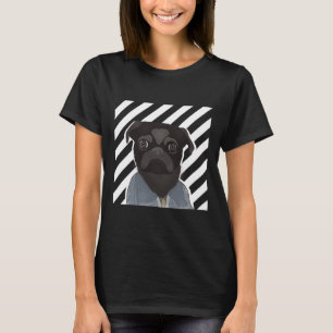 Camiseta Pug Face Engraçado Cachorro Que Sobreviveu À Camis