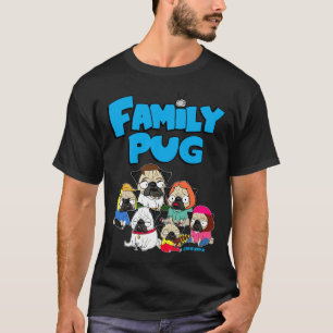CAMISETA PUG FAMILIAR 612