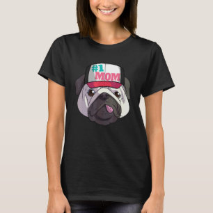 Camiseta Pug Fawn #1 Mãe Dia das Mães