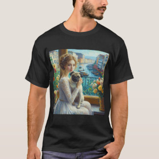 Camiseta Pug FELIZ NATAL 167 4 de Julho AMERICANA