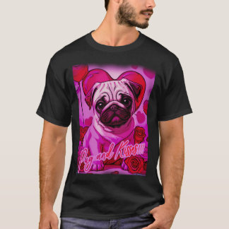 Camiseta Pug FELIZ NATAL 169 Dia dos Namorados PUG e BEIJO