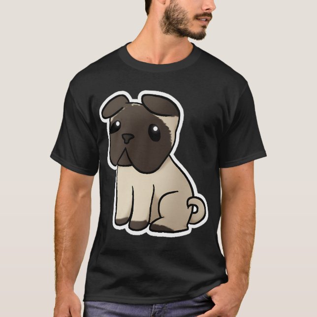 Camiseta Pug Fofo (Frente)