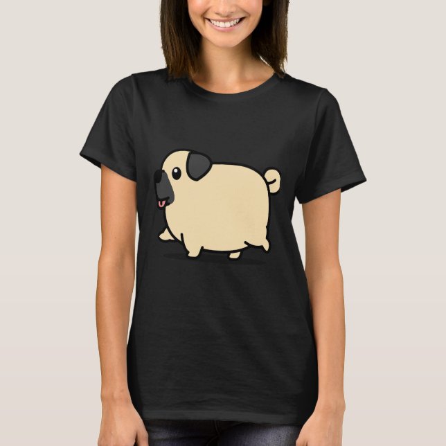 Camiseta Pug Fofo 912 (Frente)