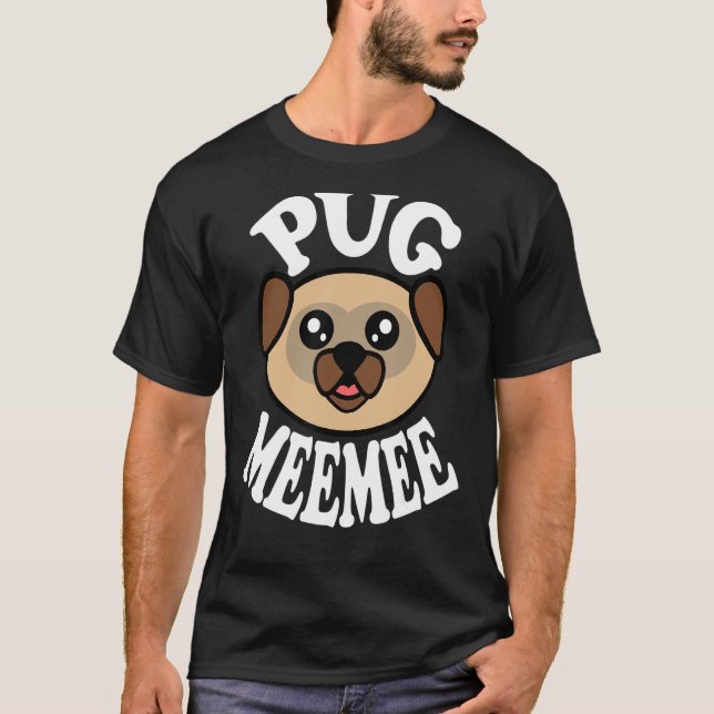 Camiseta Pug Fofo Meemee (Frente)