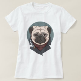 Camiseta Pug Gato