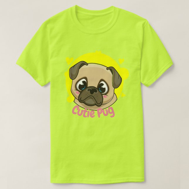 Camiseta Pug Gato (Frente do Design)